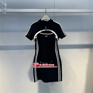 A3FAE2337女装 2024夏针织连衣裙A3FAE233789