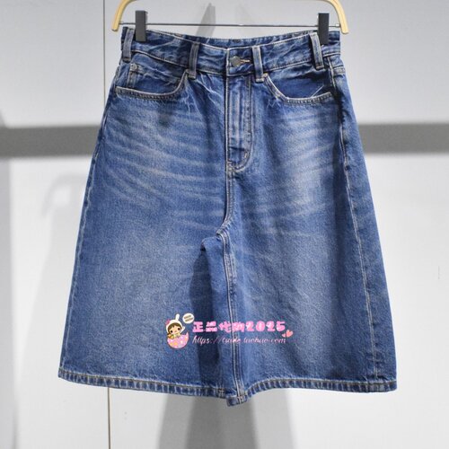 A1HBG2151 女装2026夏专柜正品新款牛仔中短裤A1HBG215155-499