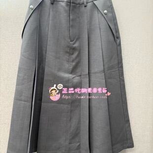 A1GFE2197女装 2024春斯文百褶长裙A1GFE219786