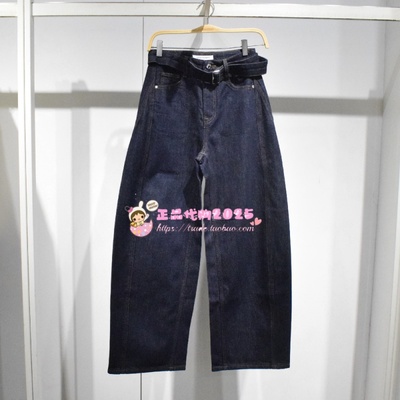 A1HAF4196 女装2025冬专柜正品新款牛仔长裤A1HAF419658-599