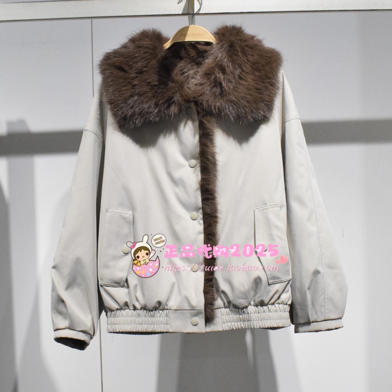 A3AEF4389 女装2025冬专柜正品新款仿裘皮外套A3AEF4389G1-1499