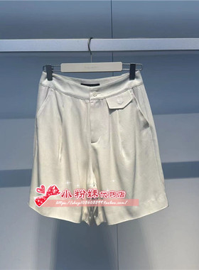 A1GCE2110女装2024夏通勤醋酸中短裤A1GCE211082