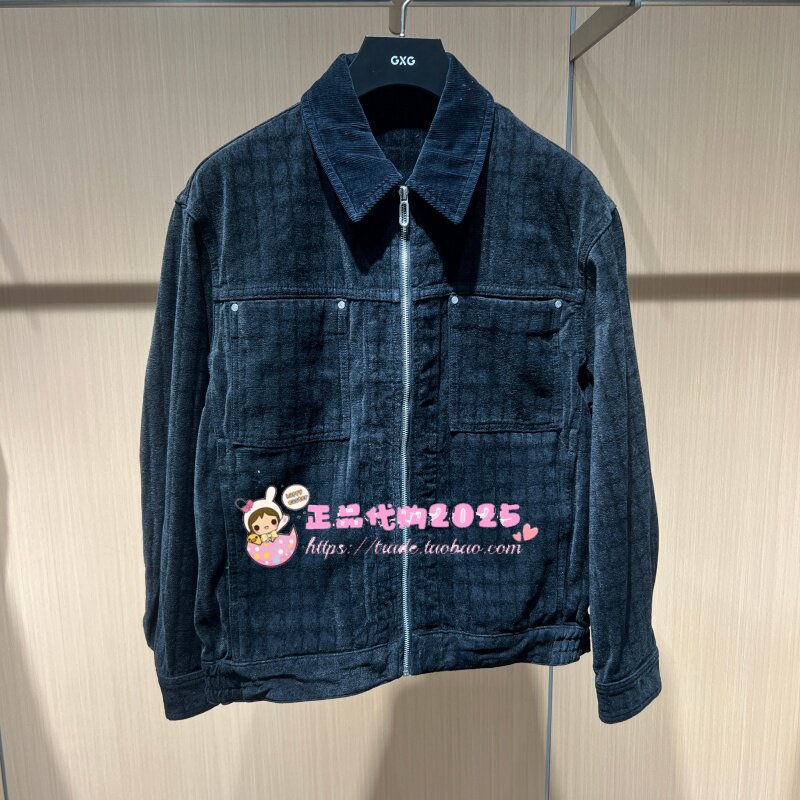 翻领牛仔夹克G26XE83007000-1099