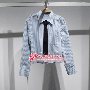 A1CAF134153 A1CAF1341 条纹领带衬衫 2025春专柜正品 599 女装