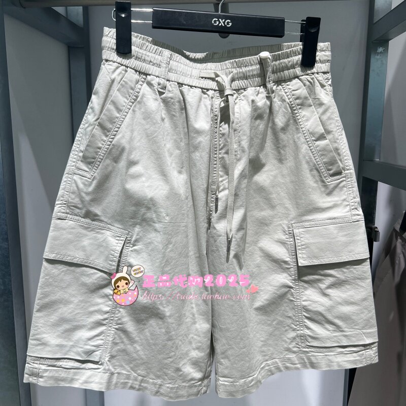 工装牛仔短裤G26A252007406