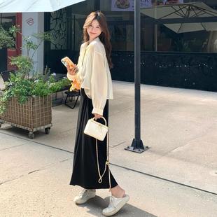 减龄百搭减松弛感吊裙两龄件套 套B157FN22两件年新款 套装 女春秋装