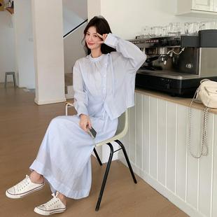 减龄提升品质浅蓝新设计风套装 两B157FN90件套年款 女春秋感装 套装