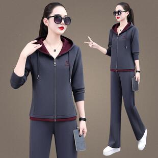 妈妈春装衣气外卫套新款高动端品8798727牌上衣中洋老年运套装女