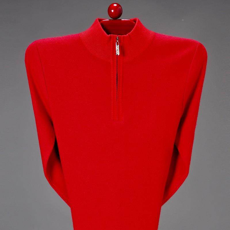 秋冬装羊绒衫中年男士头7631拉链套休毛衣厚领款保闲暖羊毛衫男,男装,羊绒套衫,淘宝优惠券,粉丝福利购,淘宝优惠卷