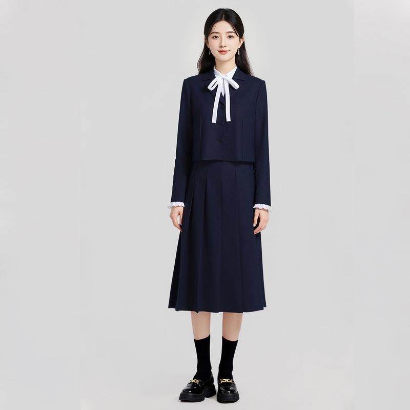 秋季小香西风气质黑色YY2286西服套裙女高级感通勤正装排单扣色黑,女装/女士精品,职业女裙套装,淘宝优惠券,粉丝福利购,淘宝优惠卷