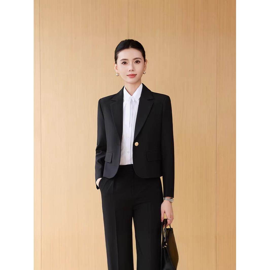 秋冬灰色高感西装装级女HAONA900跨境套贸易秋冬季新款气质时尚通,女装/女士精品,职业女裤套装,淘宝优惠券,粉丝福利购,淘宝优惠卷