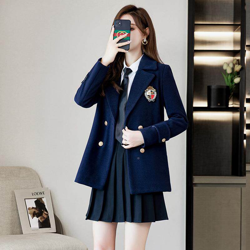 制服西套服学院风西装百裙套装女春秋职AL731587装业西装校服幼师