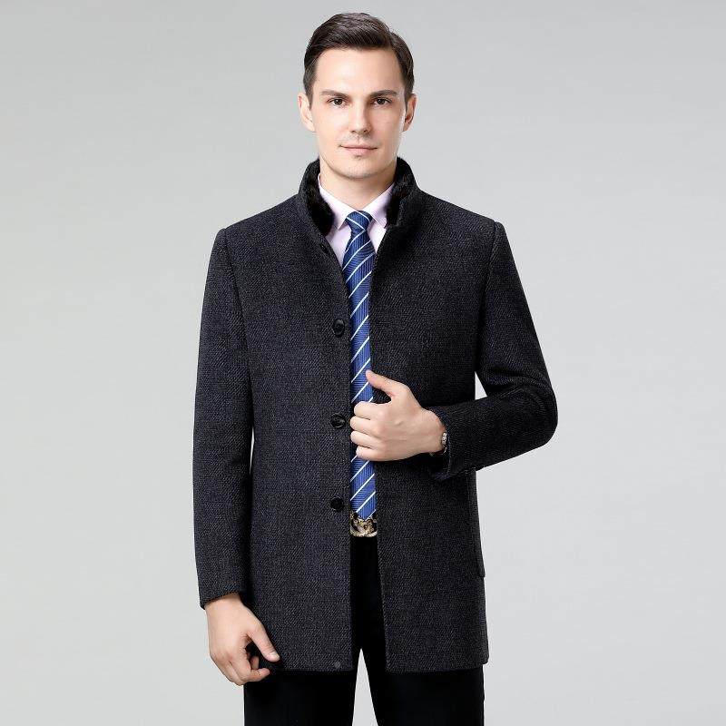 冬毛领双面羊绒大衣男中长年中8826款羽绒内加厚羊毛呢子季外套胆,男装,毛呢大衣,淘宝优惠券,粉丝福利购,淘宝优惠卷