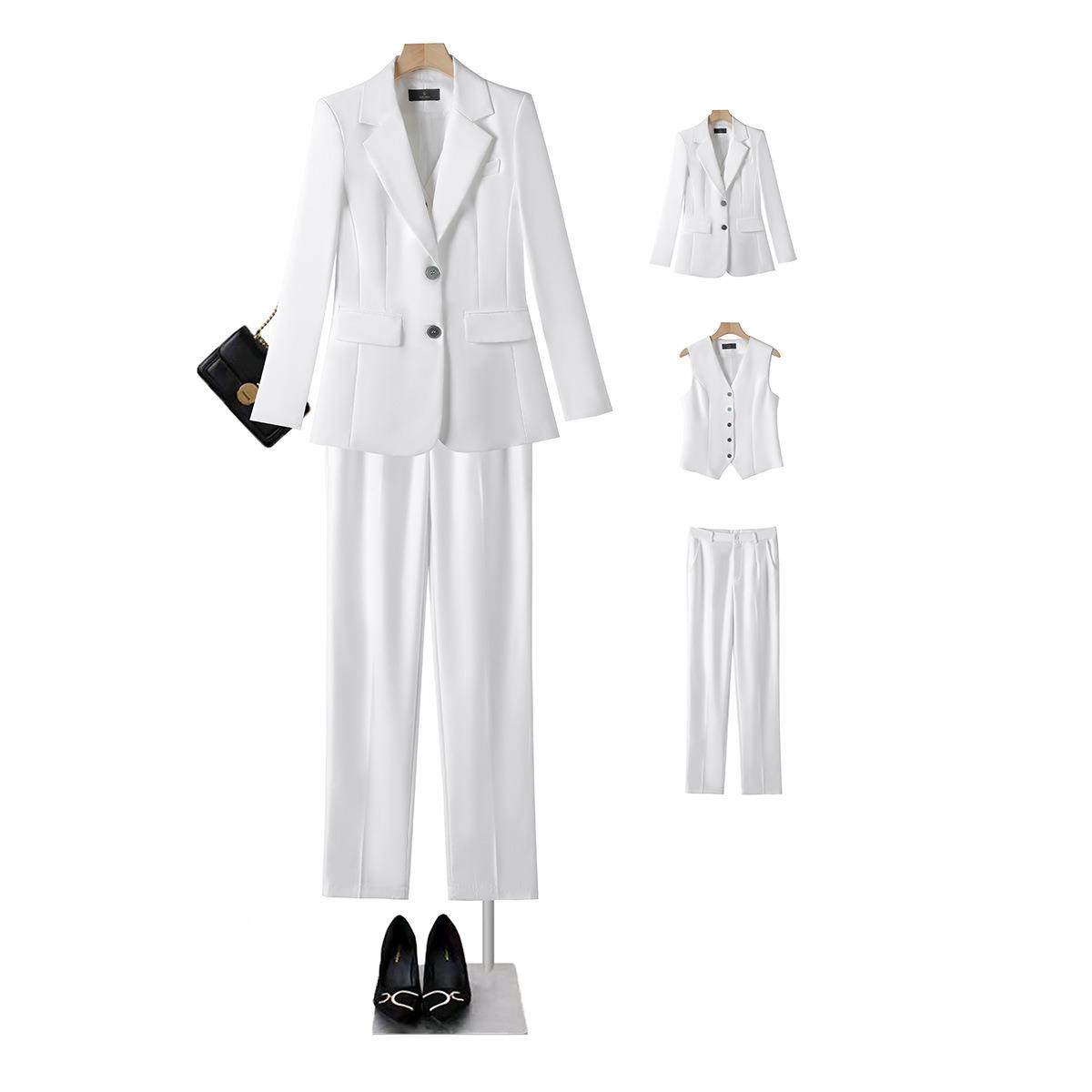 明星款色西同装套装女英伦风新款西小8002香风服外套马甲粉三件套,女装/女士精品,职业女裤套装,淘宝优惠券,粉丝福利购,淘宝优惠卷