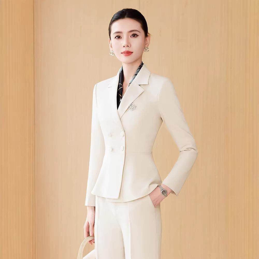 秋冬新款档色纺女微弹御装姐气质职WHN9001业装套装教师正女神范,女装/女士精品,职业女裤套装,淘宝优惠券,粉丝福利购,淘宝优惠卷