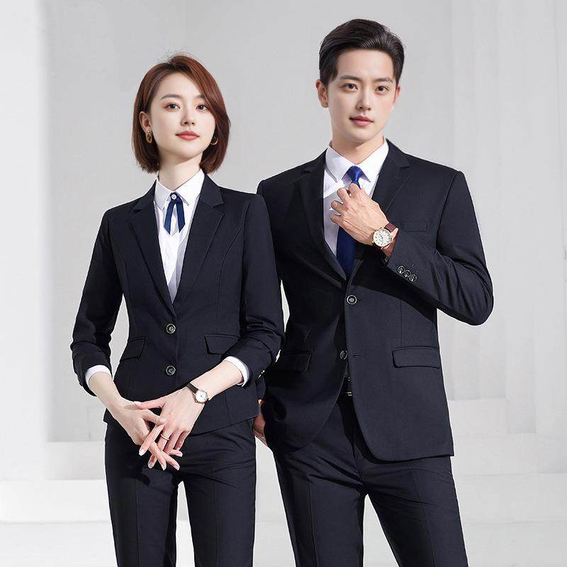 商务正工装西服同男女款职业装四季修身套AL789885黑色装作服西装,女装/女士精品,职业女裤套装,淘宝优惠券,粉丝福利购,淘宝优惠卷