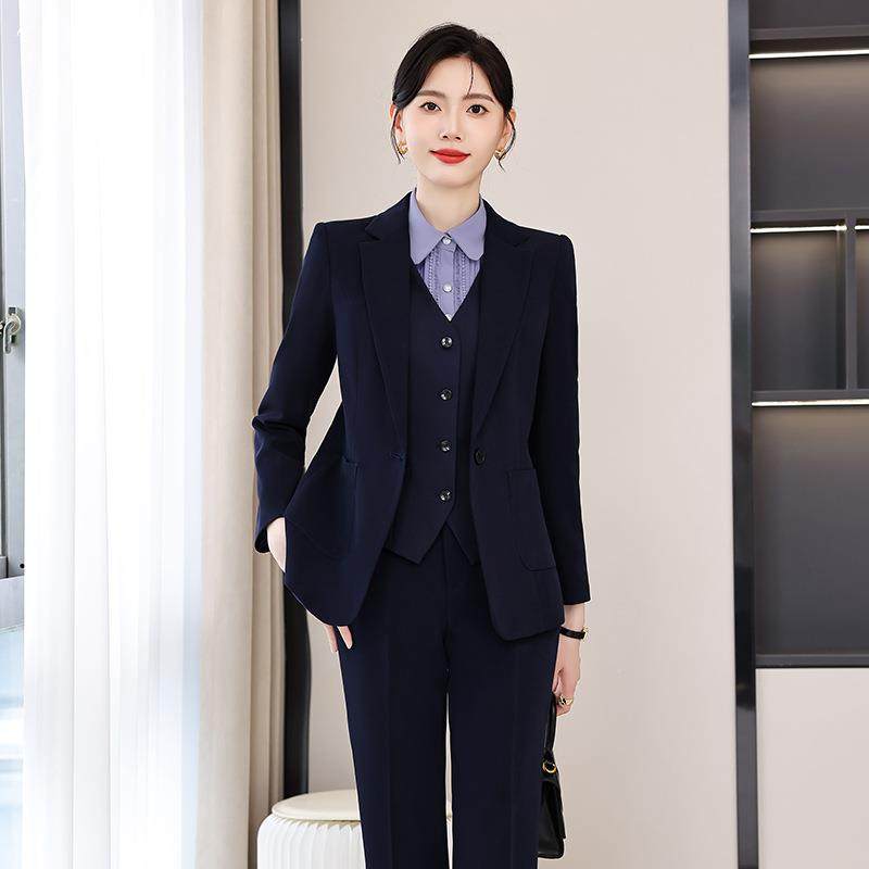 超大号尚女西装背夹克时商务办公上衣长裤三式件套通勤半ALGJZ160,女装/女士精品,时尚套装,淘宝优惠券,粉丝福利购,淘宝优惠卷