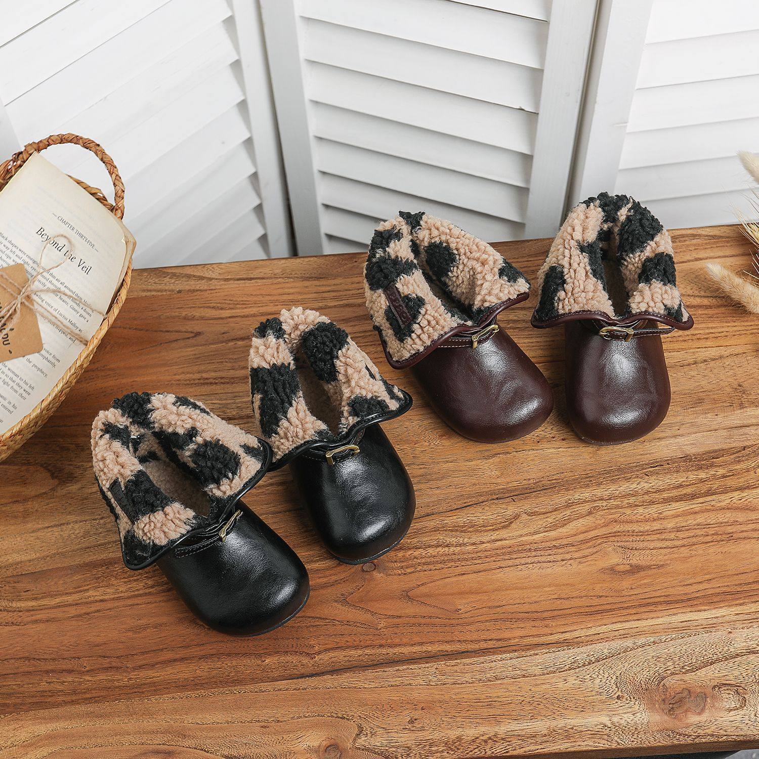 儿童棉靴2025冬季新款男女童两穿翻领皮靴加绒加厚宝宝保暖棉鞋潮,童鞋/婴儿鞋/亲子鞋,棉靴,淘宝优惠券,粉丝福利购,淘宝优惠卷