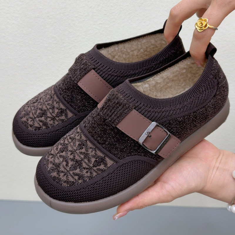 老北京棉鞋女冬季新款加绒保暖毛毛鞋加厚勃肯鞋舒适一脚蹬妈妈鞋,女鞋,棉鞋,淘宝优惠券,粉丝福利购,淘宝优惠卷