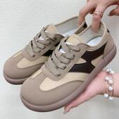 时尚 新款 休闲鞋 平底单鞋 老北京布鞋 软底舒适复古德训鞋 女2025春季