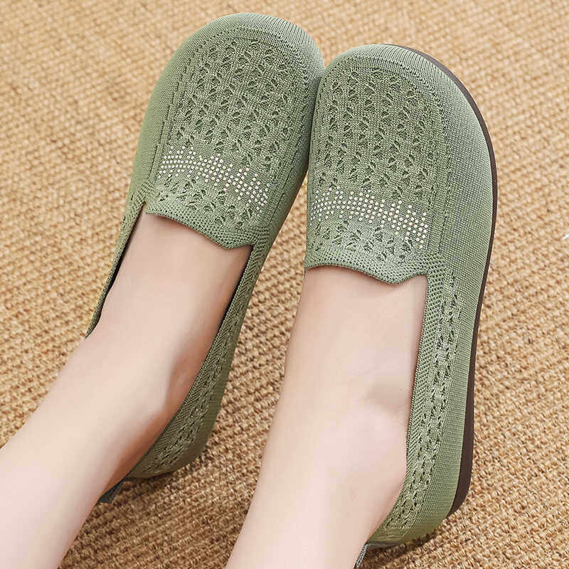 老北京布鞋女夏季透气镂空新中式豆豆鞋软底防滑单鞋中老年妈妈鞋,女鞋,传统布鞋,淘宝优惠券,粉丝福利购,淘宝优惠卷