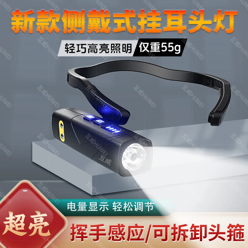 光耀星空灯具严选店久戴不勒头超轻挂耳头灯户外夜钓照明手电筒