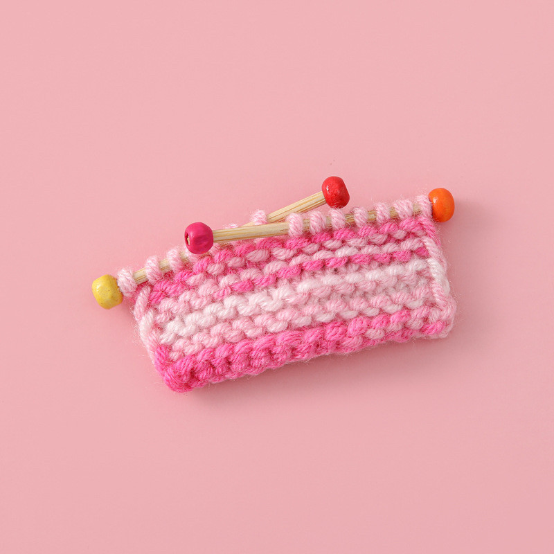 手钩成品女生毛线钩织花色创意个性发夹儿童女孩边夹少女发饰