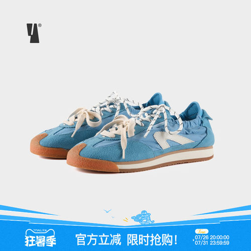 VEEMES复古蓝色德训鞋