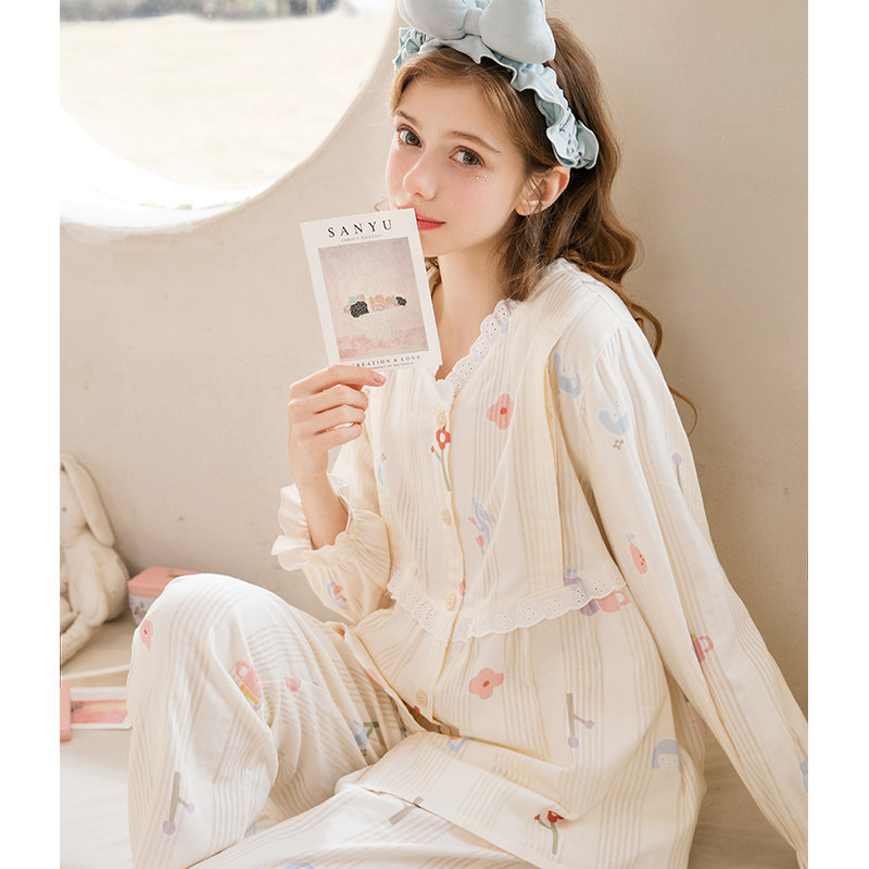 家时光月子服夏薄款产后孕妇睡衣哺乳衣春秋季纯棉产妇喂奶家居服,孕妇装/孕产妇用品/营养,家居服套装,淘宝优惠券,粉丝福利购,淘宝优惠卷