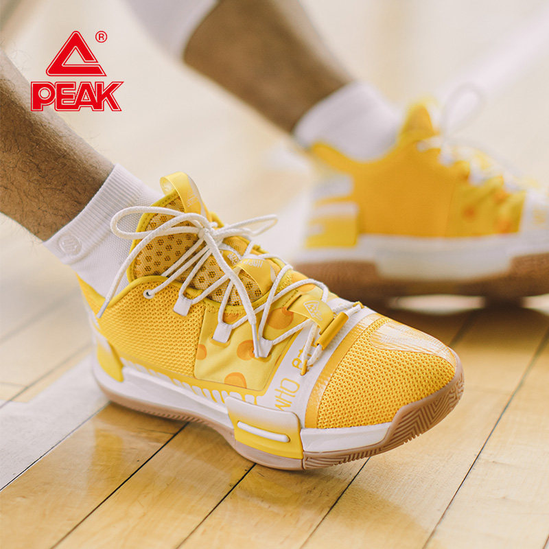 匹克态极闪现2篮球鞋奶酪配色特别款球鞋潮流时尚场地战靴男鞋子