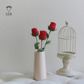 花心思皱纹纸手工玫瑰花材料包纸花手工折花材料diy七夕母亲节花