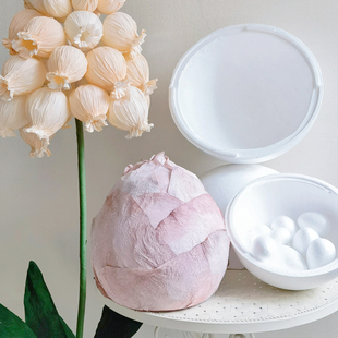 婚庆橱窗美陈大型装饰纸艺花玫瑰虞美人风信子泡沫花芯花苞模型