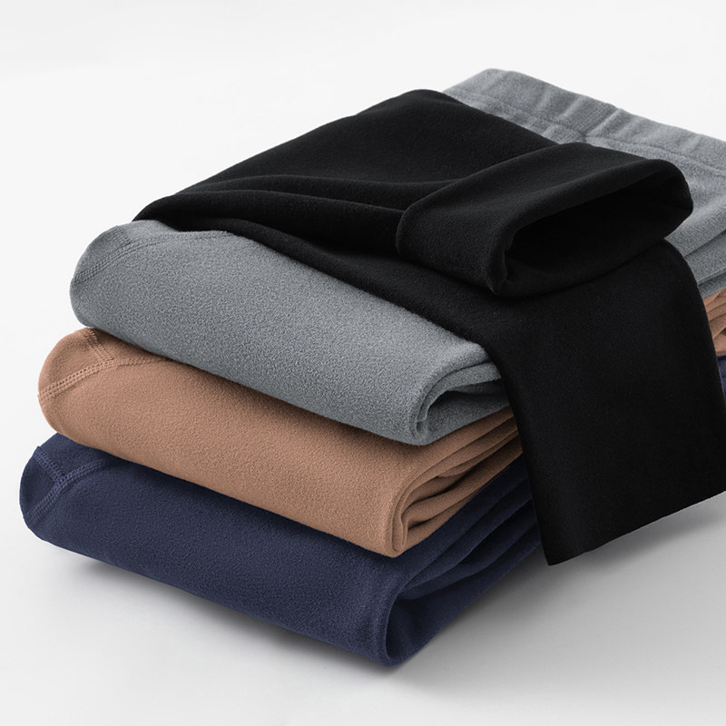 德绒长裤子男士保暖秋裤秋冬季防寒恒温发热双面绒无痕纯色打底裤,男装,休闲裤,淘宝优惠券,粉丝福利购,淘宝优惠卷