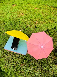 饰超小雨伞摄影道具伞宝宝卡通小号伞纯色伞 机车小伞玩具伞装
