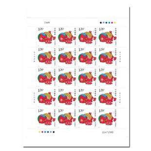 2007猪年大版邮票 丁亥年1.2元 第三轮猪生肖大版票 邮票收藏集邮