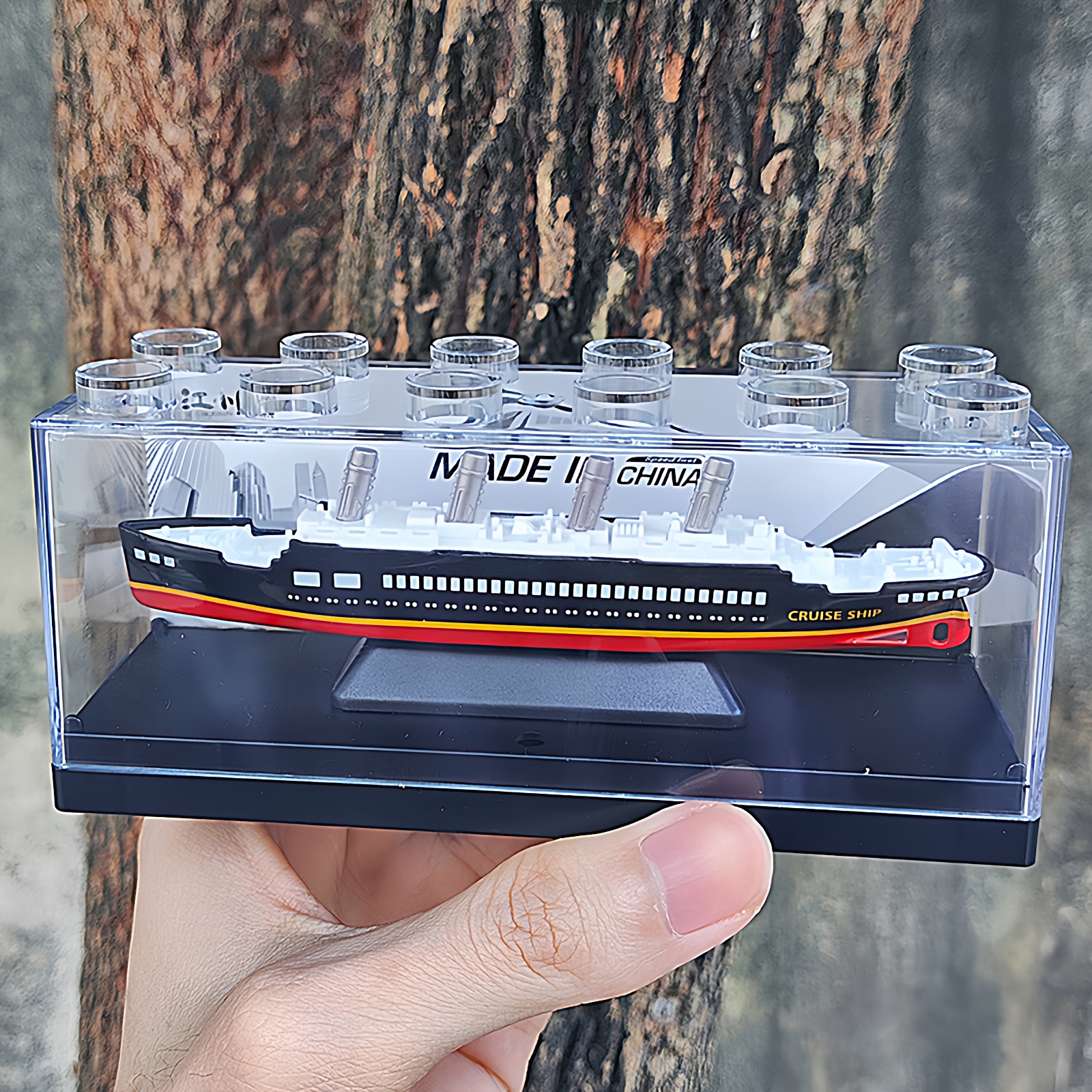 合金船模型带收纳展示盒