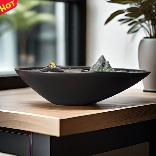 流水招财装饰摆件创意现代简约