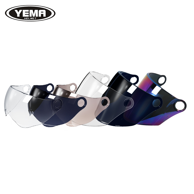 野马头盔329/331/332/335/336/337/339通用原装防晒面罩配件镜片