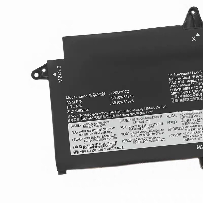 L20D3P72L20M3P72笔记本电池