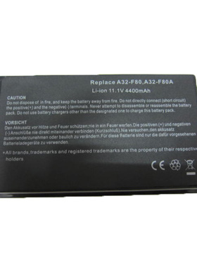 适用 华硕 F80 X82 X85 X88V F80S F81S F83SE K41V 笔记本电池