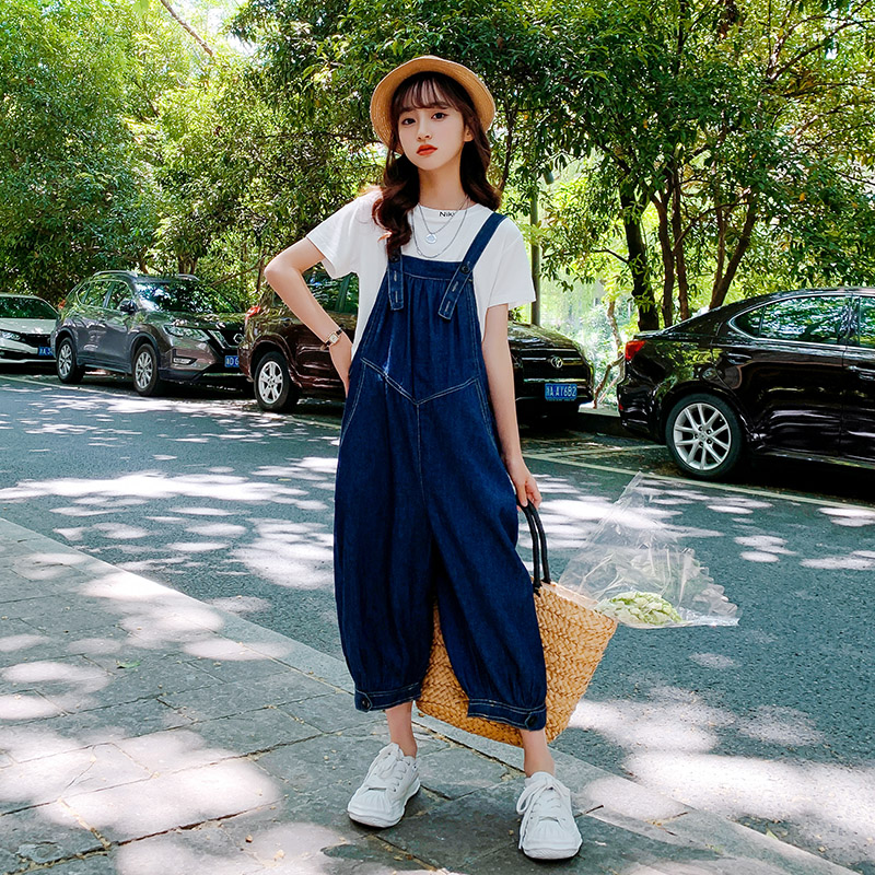 女童套装夏装2025新款童装儿童时髦背带裤两件套中大童网红休闲套
