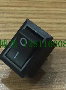 KCD1-101 黑色船型开关 2脚电源开关 翘班开关 15mmX21mm