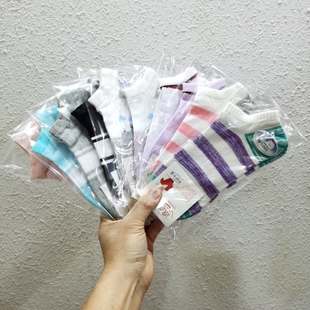 秒品牌袜子女纯棉船袜春夏薄款防臭女袜夏季黑色商务休闲全棉短袜