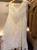 PINKMOON vintage连衣裙 百搭长短款 初秋信鸽 重工蕾丝定制花边裙