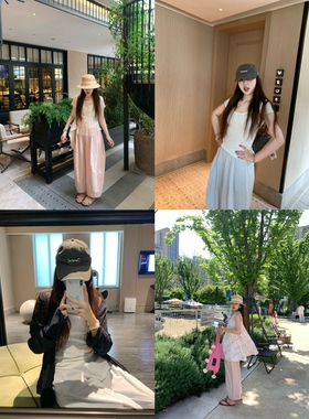 PINKMOON/两色莱赛尔棉长裤 夏日透气防晒遛弯气球裤