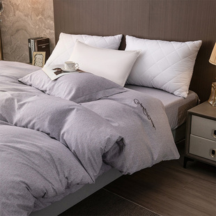 ROLAND LIVE轻奢A类全棉磨毛刺绣天丝单被套被芯罩秋冬被子套单件