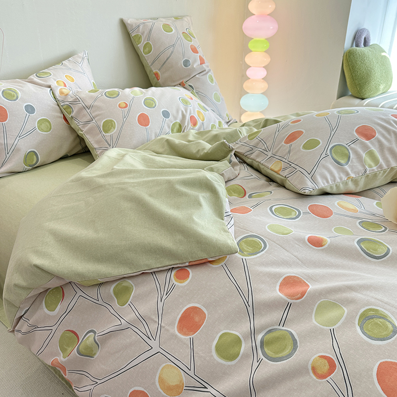 全棉四件套加厚磨毛纯棉床单被套