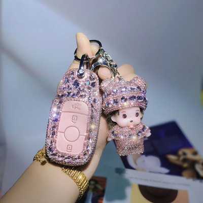 专用奔驰钥匙套e300l女c260l新e级a200L glc gle卡通a180L包c200L