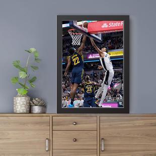 文班亚马海报相框摆件玄关装饰画挂画篮球球星周边照片纪念品手办