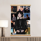 明星肖战周边海报贴墙装 饰画宿舍卧室壁画卷轴挂画应援生日礼物